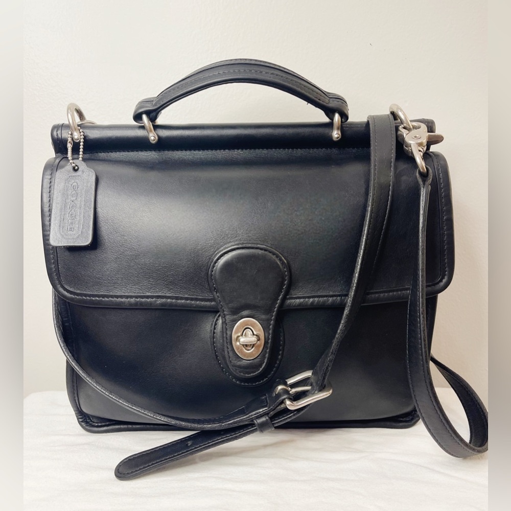 Vintage 90s Coach Willis Convertible Satchel #9927 - Picture 2 of 10